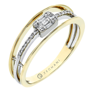 ZR2221 Right Hand Ring in 14k Gold with Diamonds