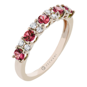 ZR2233-R Color Ring in 14k Gold with Diamonds