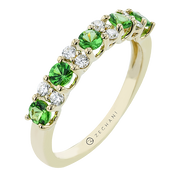 ZR2233-Y Color Ring in 14k Gold with Diamonds
