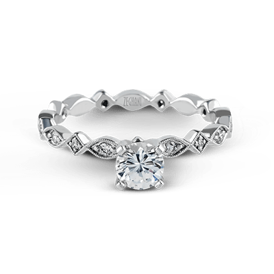ZR228 Wedding Set in 14k Gold with Diamonds