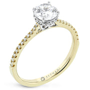 ZR2317 Engagement Ring in 14k Gold with Diamonds
