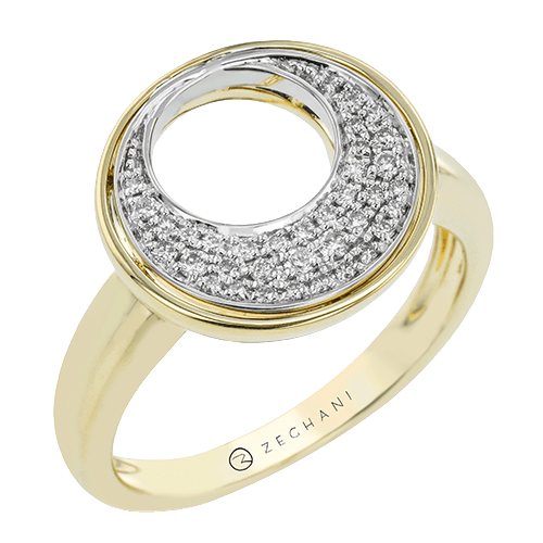 ZR2322 Right Hand Ring in 14k Gold with Diamonds