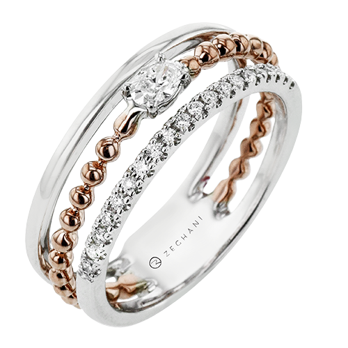 ZR2338-R Right Hand Ring in 14k Gold with Diamonds