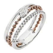 ZR2338-R Right Hand Ring in 14k Gold with Diamonds