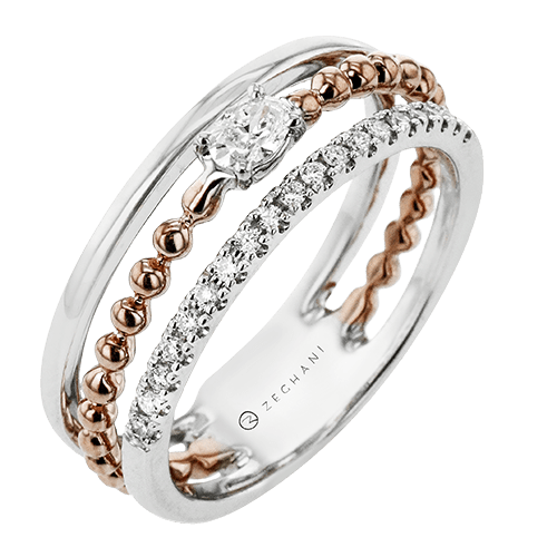 ZR2338-R Right Hand Ring in 14k Gold with Diamonds