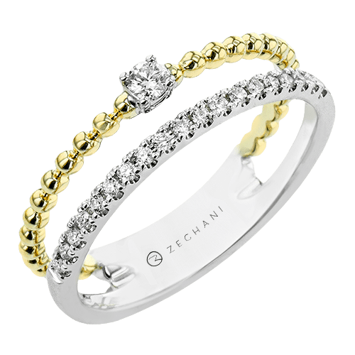 ZR2339-Y Right Hand Ring in 14k Gold with Diamonds