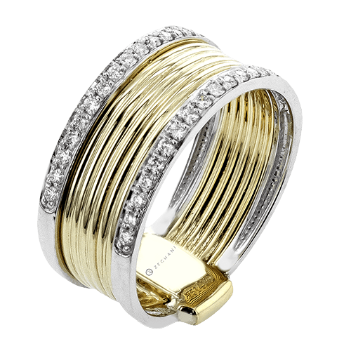 ZR2354 Right Hand Ring in 14k Gold with Diamonds