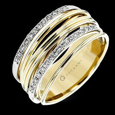 ZR2356 Right Hand Ring in 14k Gold with Diamonds