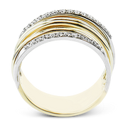 ZR2356 Right Hand Ring in 14k Gold with Diamonds