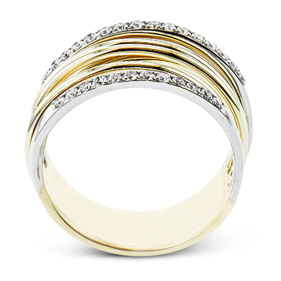 ZR2356 Right Hand Ring in 14k Gold with Diamonds