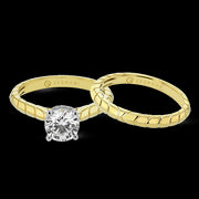 ZR2369 Wedding Set in 14k Gold with Diamonds