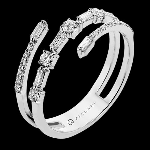 ZR2371 Right Hand Ring in 14k Gold with Diamonds