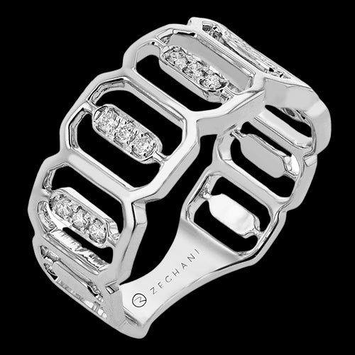 ZR2372 Right Hand Ring in 14k Gold with Diamonds