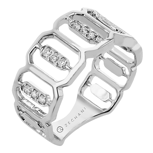 ZR2372 Right Hand Ring in 14k Gold with Diamonds