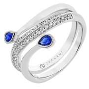 ZR2374 Color Ring in 14k Gold with Diamonds
