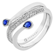 ZR2374 Color Ring in 14k Gold with Diamonds