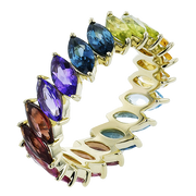 ZR2382 Color Ring in 14k Gold