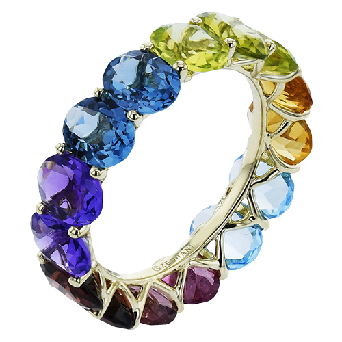ZR2383 Color Ring in 14k Gold