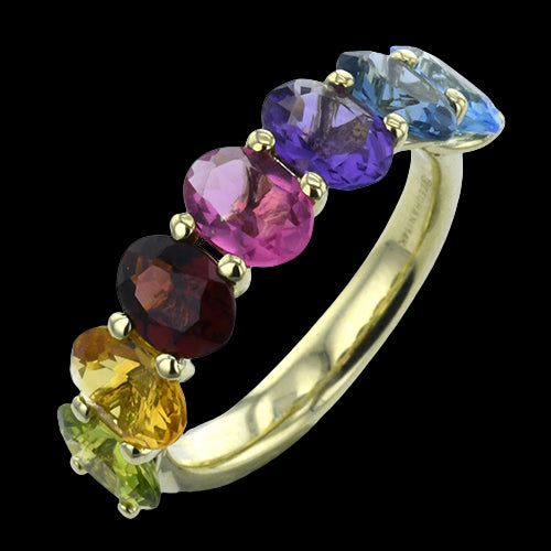 ZR2383-HF Color Ring in 14k Gold
