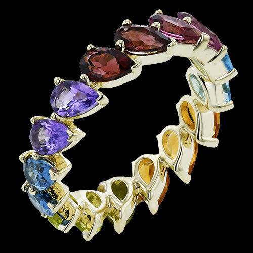 ZR2384 Color Ring in 14k Gold