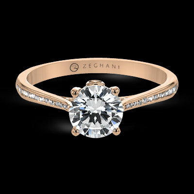 ZR23CHER Wedding Set in 14k Gold with Diamonds