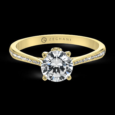 ZR23CHER Wedding Set in 14k Gold with Diamonds