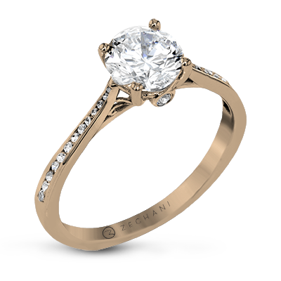 ZR23CHER Wedding Set in 14k Gold with Diamonds