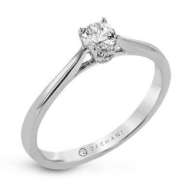 ZR23NDER-0.25 Wedding Set in 14k Gold with Diamonds