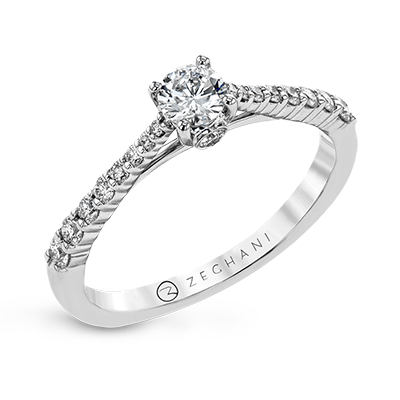 ZR23PRER-0.25 Wedding Set in 14k Gold with Diamonds