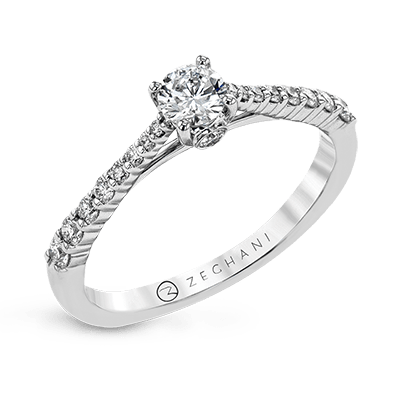 ZR23PRER-0.25 Wedding Set in 14k Gold with Diamonds