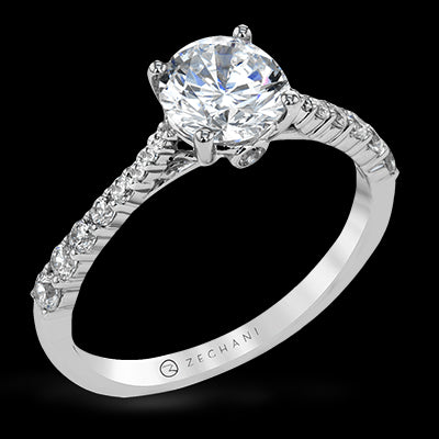 ZR23PRER Wedding Set in 14k Gold with Diamonds