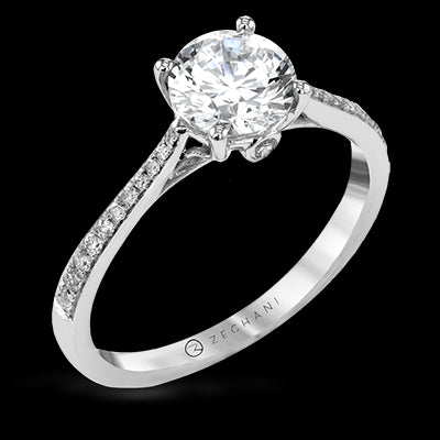 ZR23PVER Wedding Set in 14k Gold with Diamonds