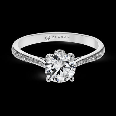 ZR23PVER Wedding Set in 14k Gold with Diamonds