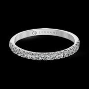ZR23SPWB Wedding Band in 14k Gold with Diamonds