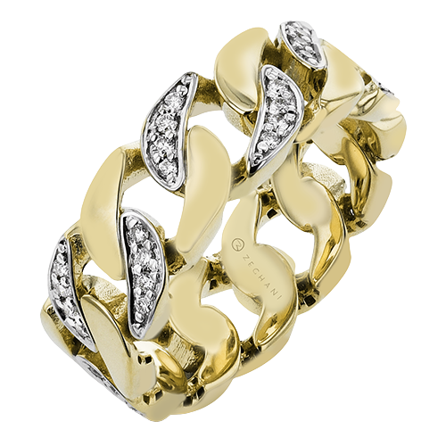 ZR2403 Right Hand Ring in 14k Gold with Diamonds