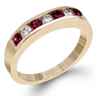 ZR241 Color Ring in 14k Gold with Diamonds