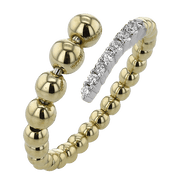 ZR2421-Y Right Hand Ring in 14k Gold with Diamonds