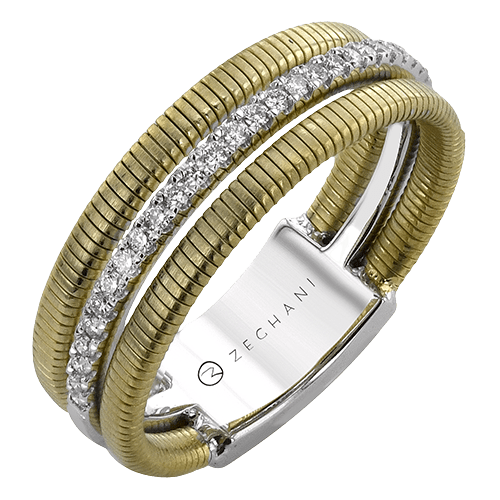 ZR2430 Right Hand Ring in 14k Gold with Diamonds