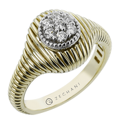 ZR2433 Right Hand Ring in 14k Gold with Diamonds