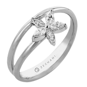 ZR2445 Right Hand Ring in 14k Gold with Diamonds