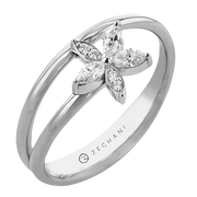 ZR2445 Right Hand Ring in 14k Gold with Diamonds