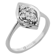 ZR2450 Right Hand Ring in 14k Gold with Diamonds