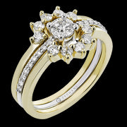 ZR2451 Wedding Set in 14k Gold with Diamonds
