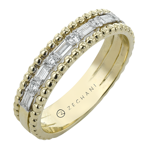 ZR2453 Right Hand Ring in 14k Gold with Diamonds