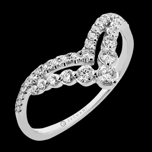 ZR2455 Right Hand Ring in 14k Gold with Diamonds
