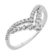 ZR2455 Right Hand Ring in 14k Gold with Diamonds