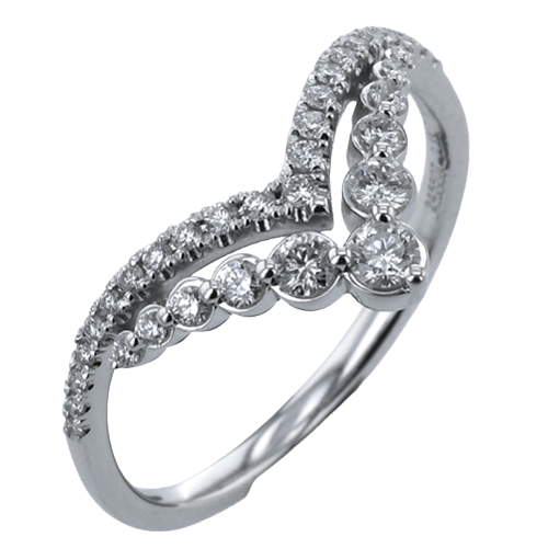 ZR2455 Right Hand Ring in 14k Gold with Diamonds