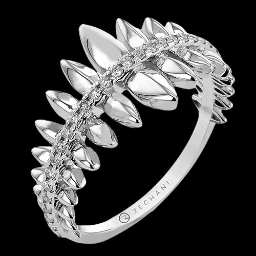 ZR2470 Right Hand Ring in 14k Gold with Diamonds