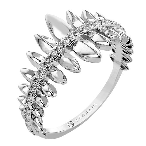 ZR2470 Right Hand Ring in 14k Gold with Diamonds