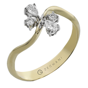 ZR2475 Right Hand Ring in 14k Gold with Diamonds
